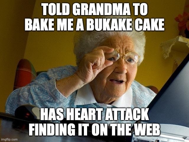 andrea riebel add Grandma Bukake photo