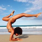 carlo alcala add Naked Ebony Yoga photo