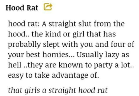 Define Hood Rat 9692