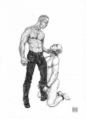 Male Bondage Drawings 236