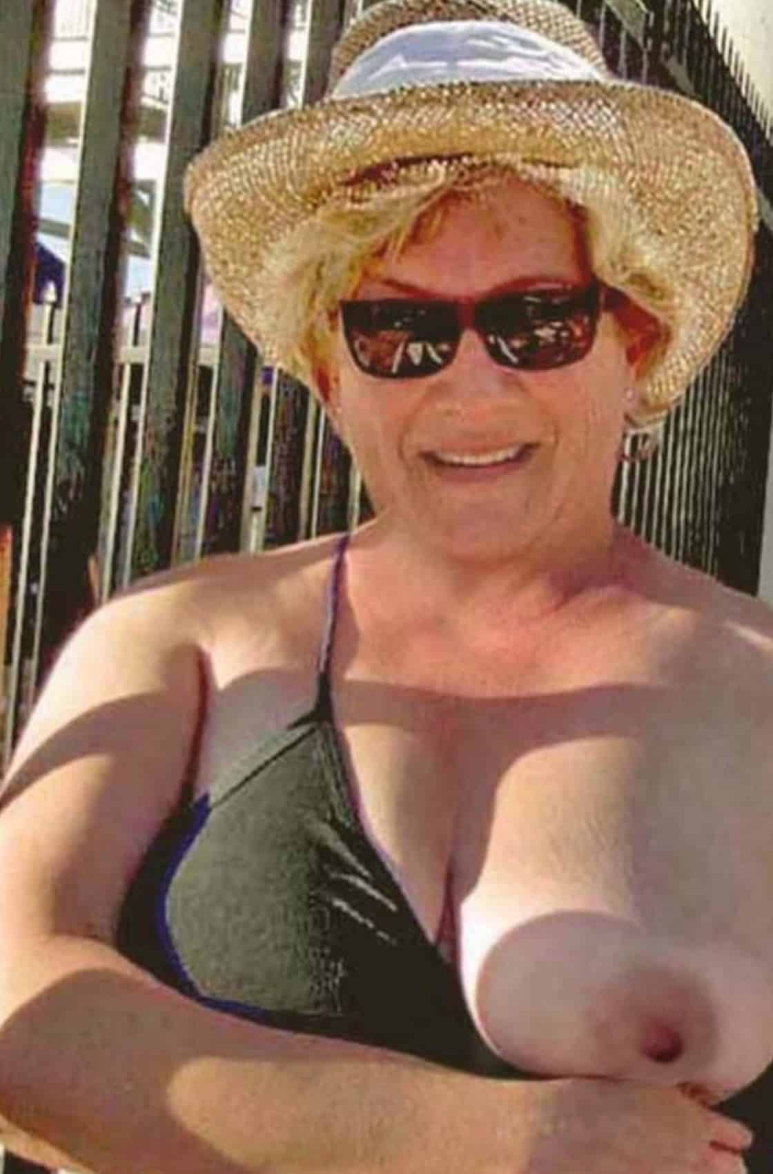 ann st leger add Mature Woman Flashing Tits photo