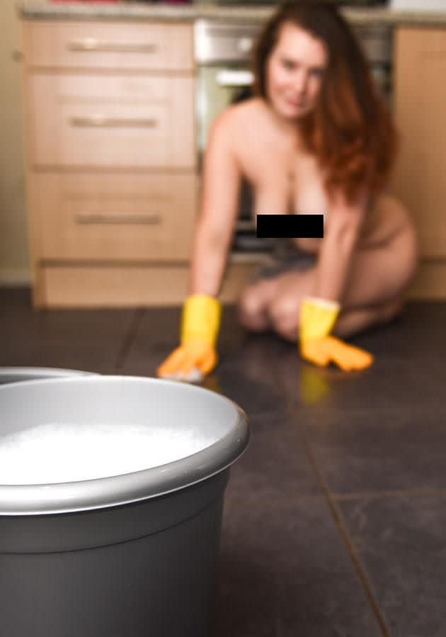 cathy mcewan add Naked Cleaning Lady photo