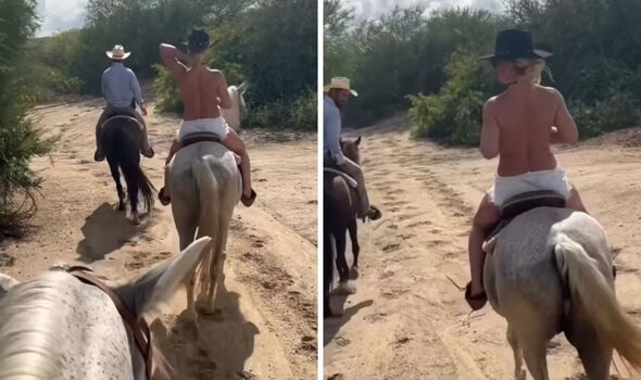 akriti dogra add Naked Horseback Ride photo