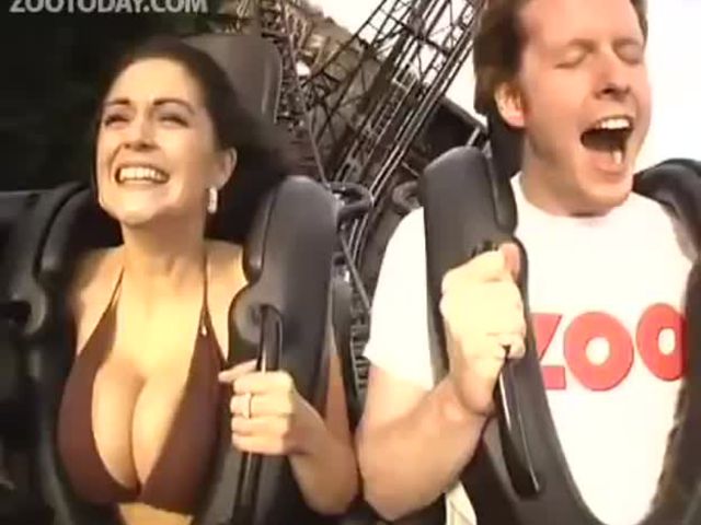 carol monserrate add Tit Pops Out On Ride photo